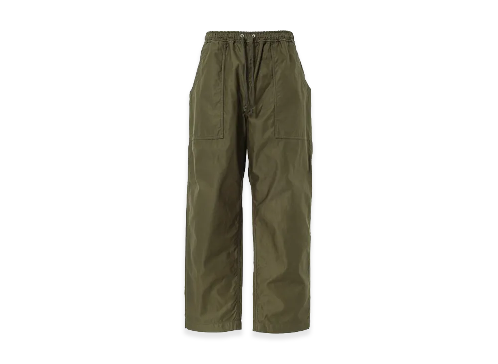 COMME des GARCONS HOMME Cotton Satin Easy Pants "Khaki"