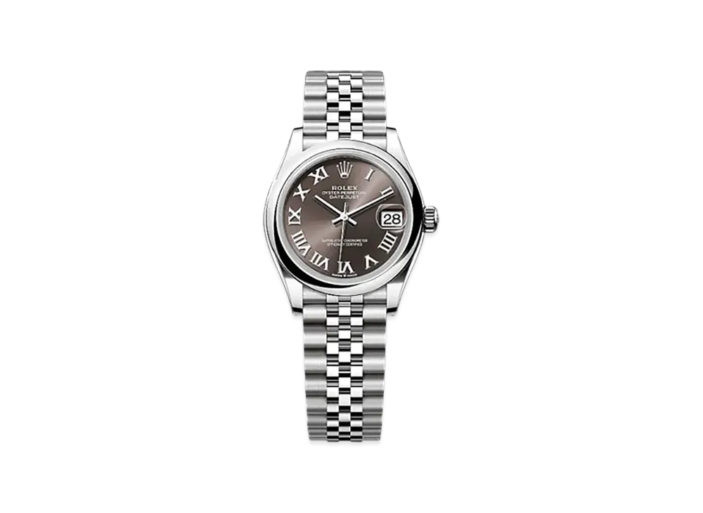 ROLEX Datejust 31 Oystersteel "Brown"