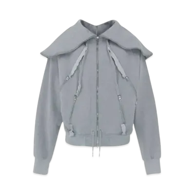 SURGERY Back-Forth Sweat Jacket "Light Grey"