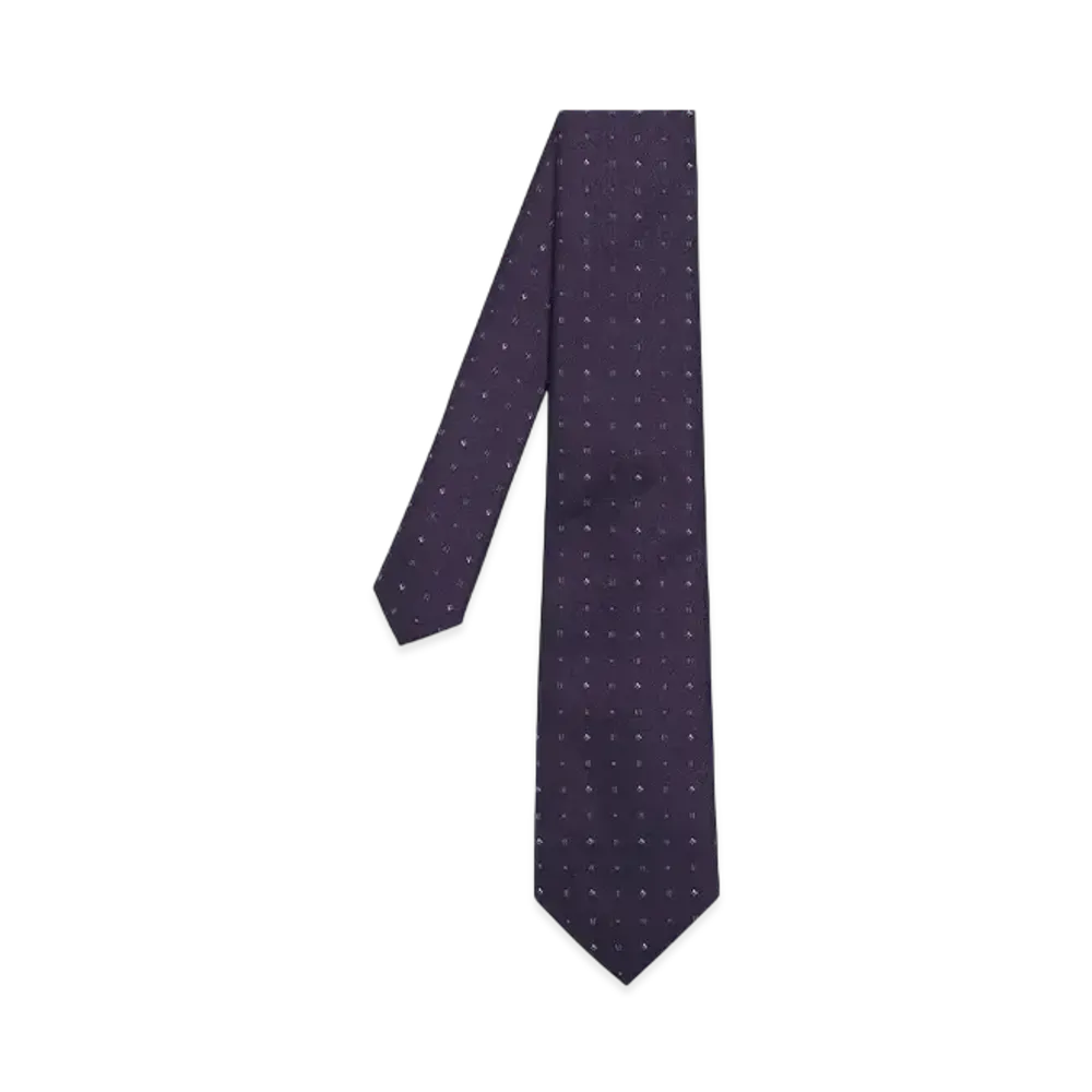 Paul Smith Square Dot Tie "DarkPurple"