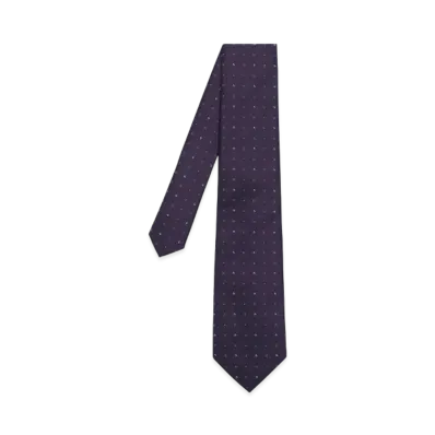 Paul Smith Square Dot Tie "DarkPurple"