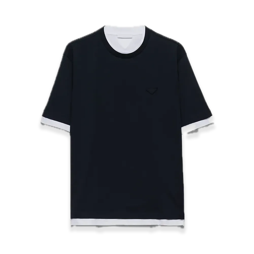 PRADA Cotton Tee "Navy"