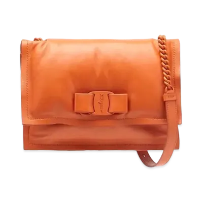 Salvatore Ferragamo Viva Bow Bag (S) "Orange"