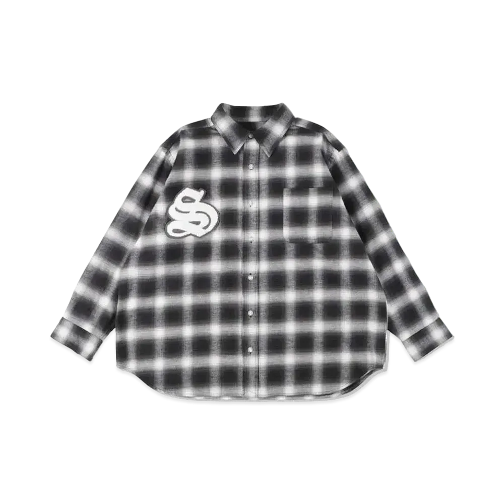 WIND AND SEA x GOD SELECTION XXX Ombre Praid Shirt "Beige"