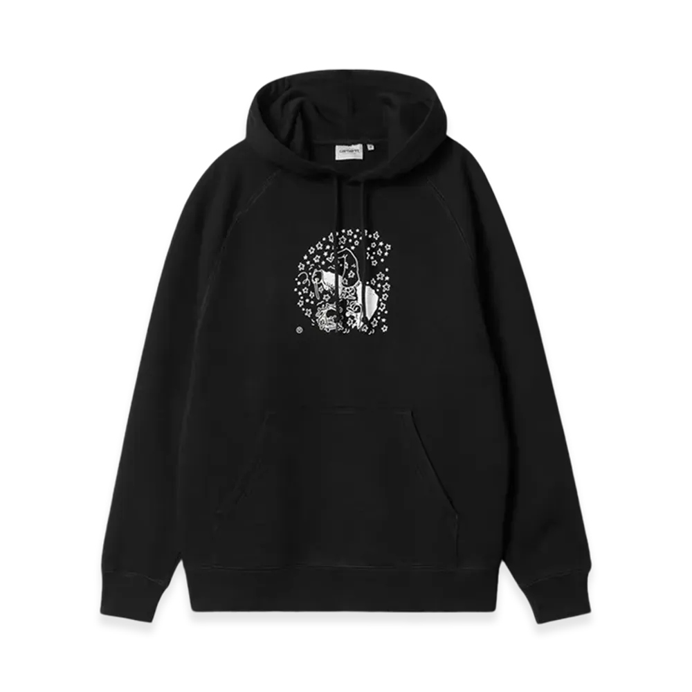 Carhartt WIP Hooded Hocus Pocus Sweatshirt "Black/White"