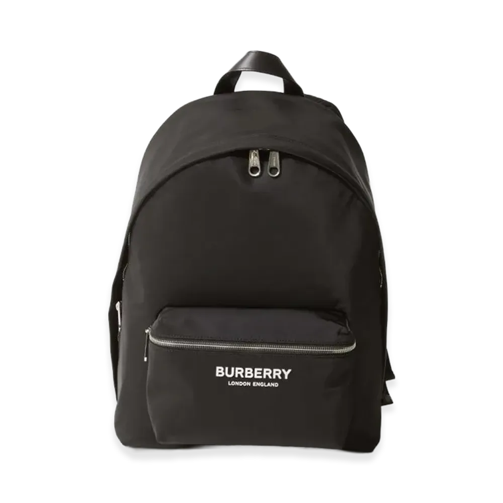 Burberry Rubber Logo Backpack "Black"