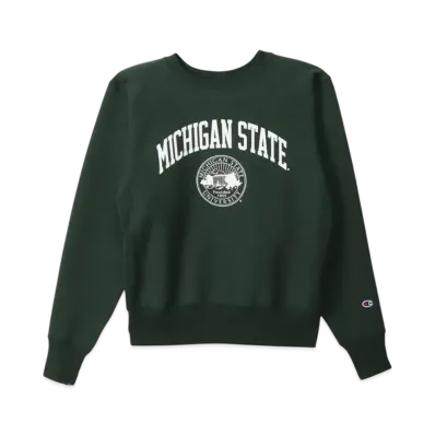 Champion Reverse Weave Crew Neck Sweatshirt 24FW "Moss Green"