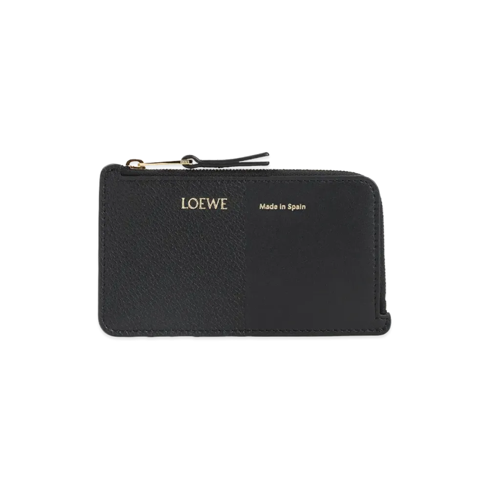 LOEWE Women's Card Holder With Coin Pocket "Black"