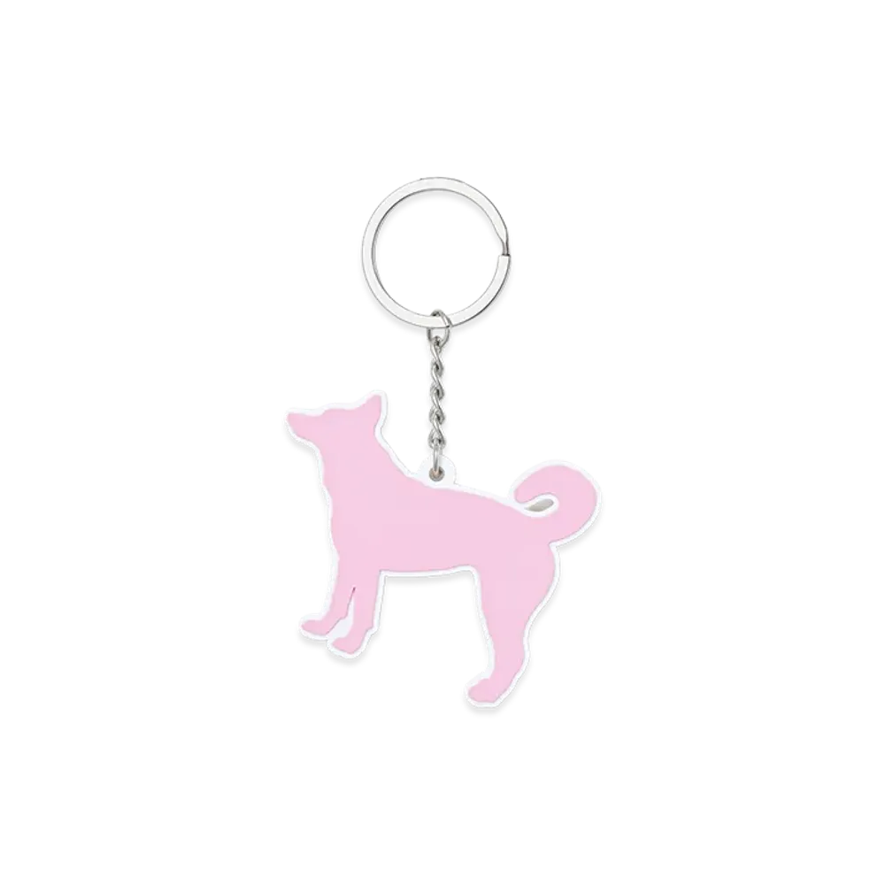 BoTT Star Dog Rubber Keychain "Pink"