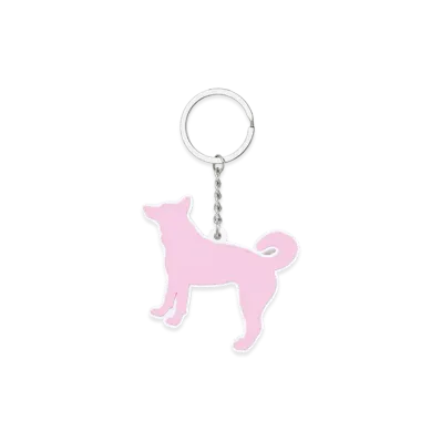 BoTT Star Dog Rubber Keychain "Pink"