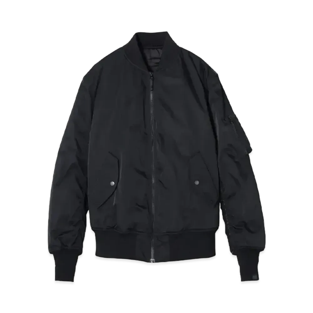 RAMIDUS x LOOPWHEELER MA-1 Bomber Jacket "Black"
