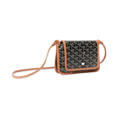 Goyard Plumet Pocket Wallet "Black/Brown"