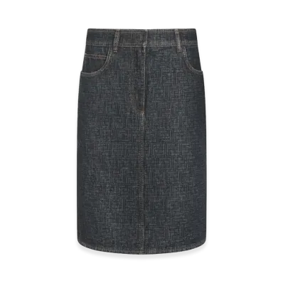 FENDI Women's Mini Skirt "Indigo Blue"