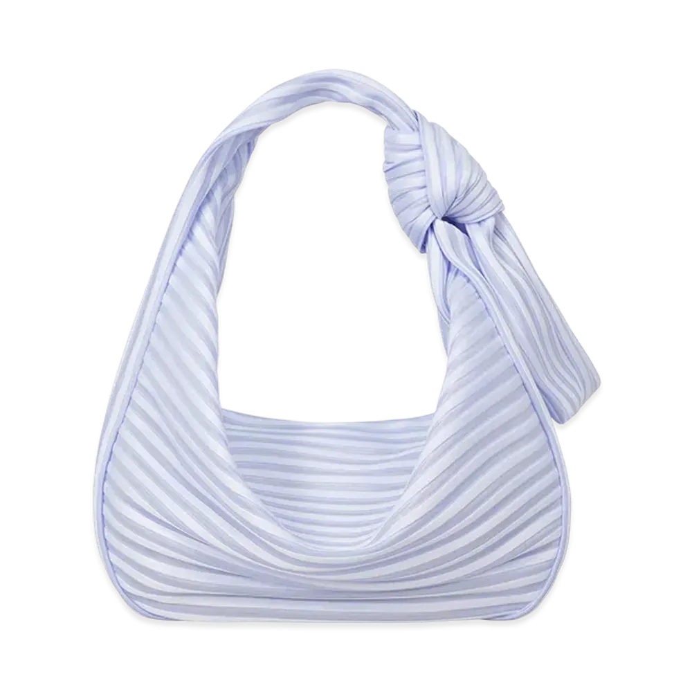 ISSEY MIYAKE Linear Knit Bag-56 "NigellaBlue"