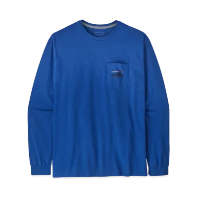 Patagonia Men's Longsleep 73 Skyline Pocket Responsibility "Endless Blue"