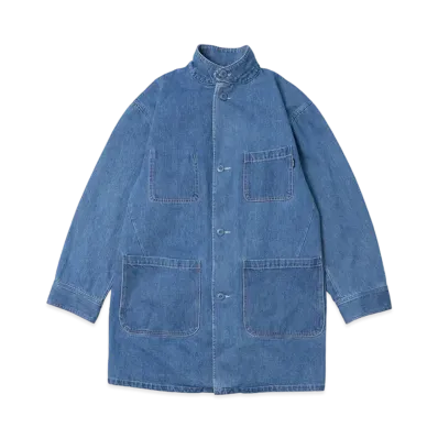 MFC STORE Long Shop Coat "Indigo Blue"