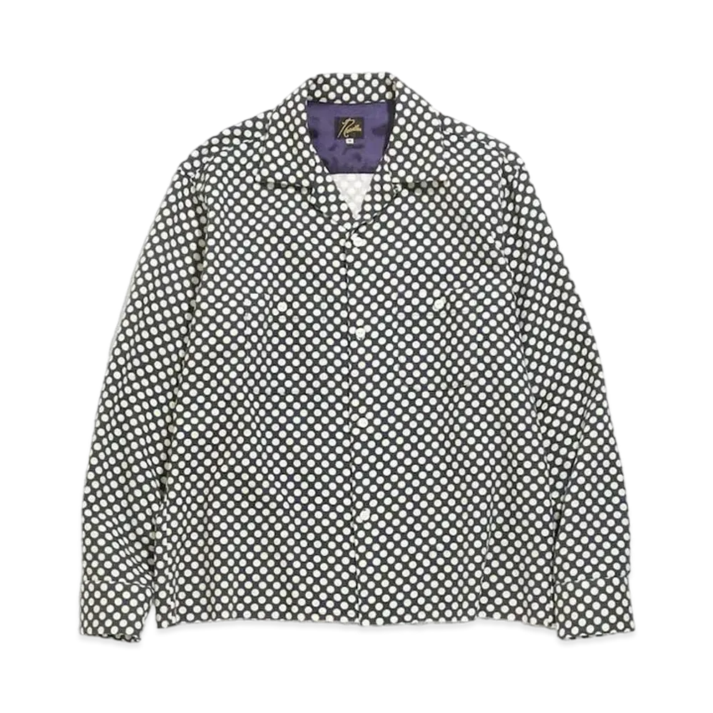 Needles C.O.B. ONE-UP SHIRT - W/N MELTON / PT. "Polka Dot"