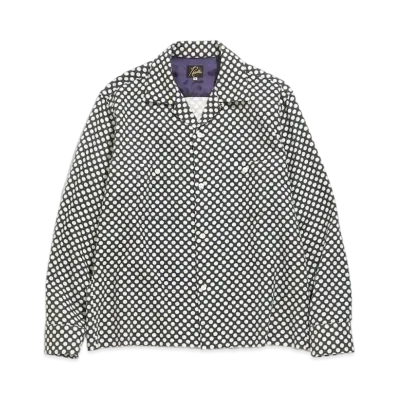 Needles C.O.B. ONE-UP SHIRT - W/N MELTON / PT. "Polka Dot"