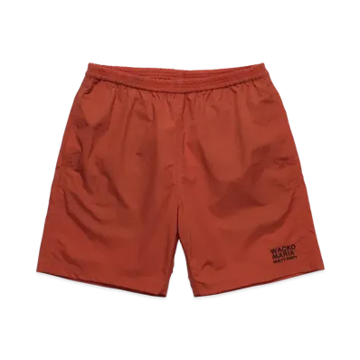 WACKO MARIA Nylon Board Shorts "Orange"