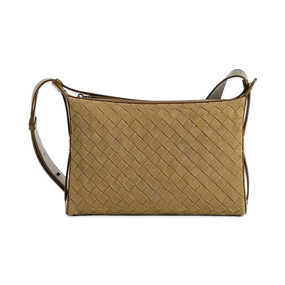 Bottega Veneta Intrecciato Tribeca Top Handle "Mud"