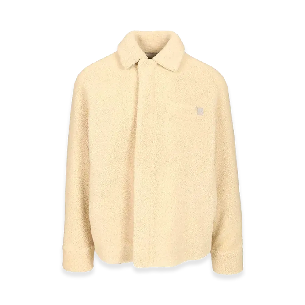 LOEWE Shearling Overshirt "Gray"
