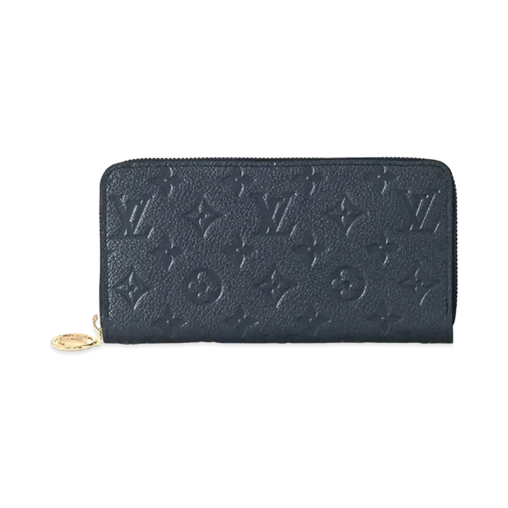 Louis Vuitton Monogram Zippy Wallet Empreinte Leather "Navy"