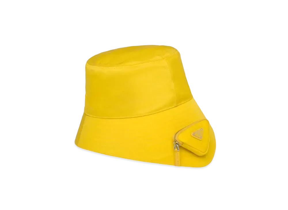 PRADA Re-Nylon Bucket Hat "Yellow"