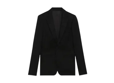 CELINE Short Jacket / Grain De Poudre "Ultra Black"