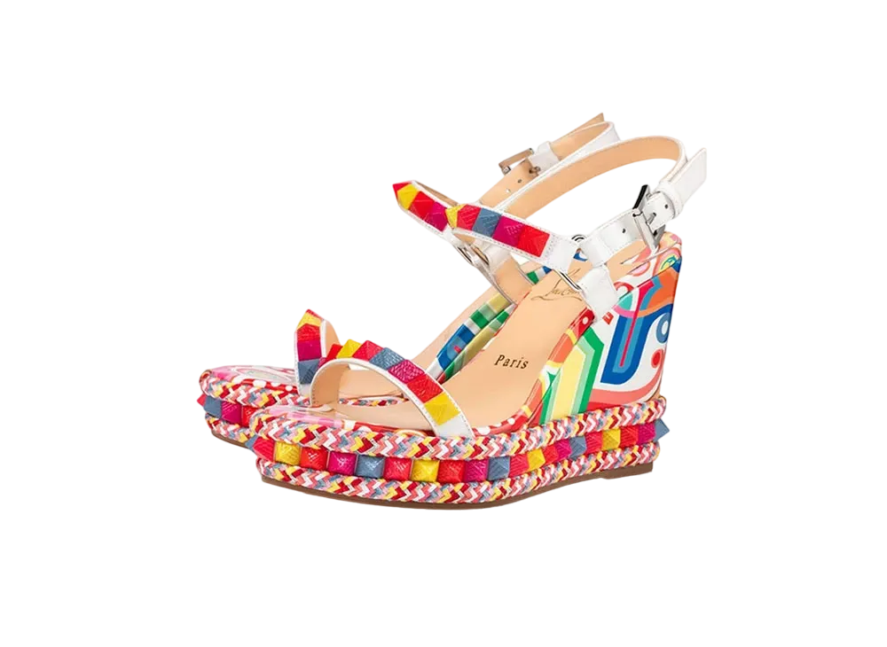 Christian Louboutin Pyraclou 110 mm "Multicolor"