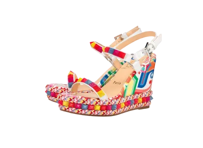 Christian Louboutin Pyraclou 110 mm "Multicolor"