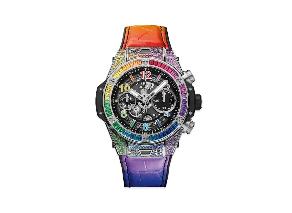HUBLOT Big Bang Unico Titanium Rainbow 42mm