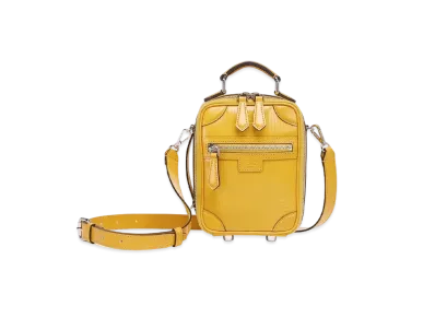 FENDI Travel Mini Bag Leather Bag "Yellow"