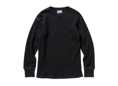 THE REAL McCOY'S TUBE KNIT THERMAL L/S "Black"