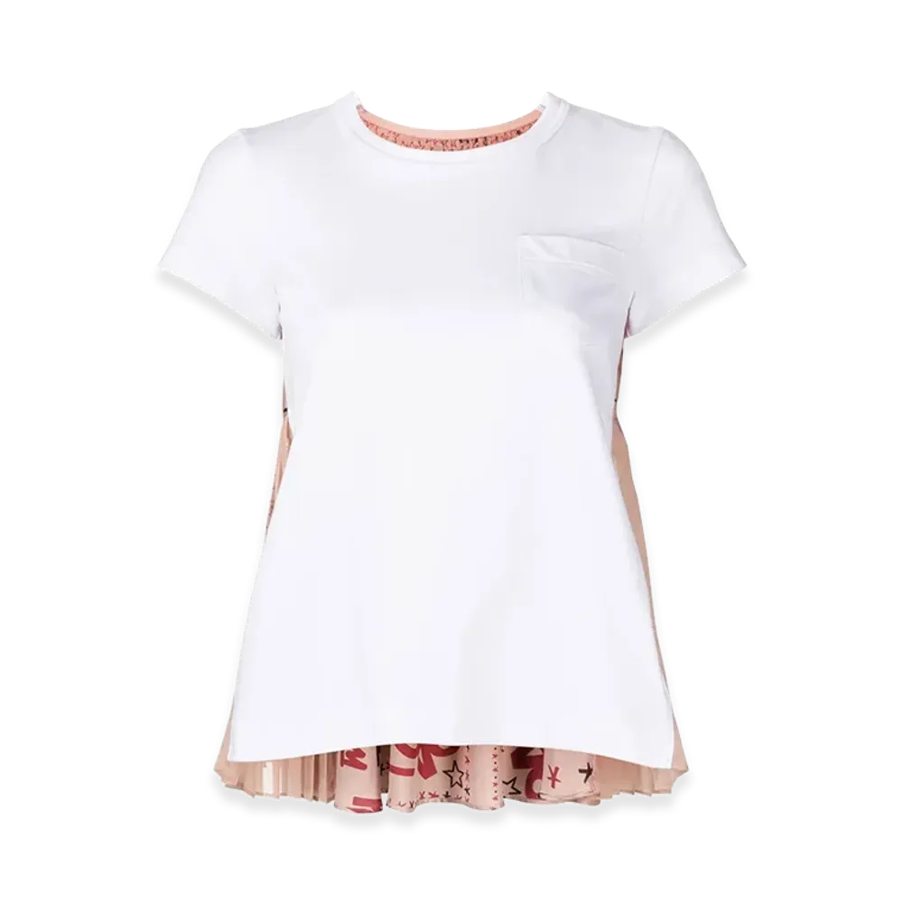 sacai Women's T-Shirts "White"