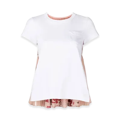 sacai Women's T-Shirts "White"