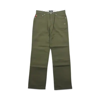 Stussy x Dickies Chanel Logo Embroidery Chino Pants "Khaki"