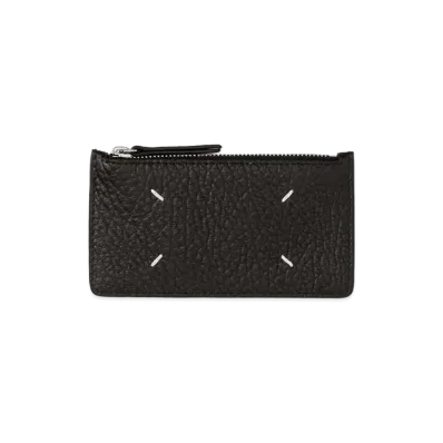 Maison Margiela Leather Card-Holder Wallet "Black"
