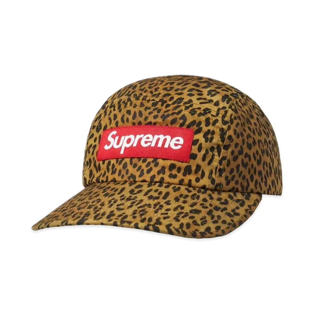 Supreme x Barbour Waxed Cotton Camp Cap "Leopard"