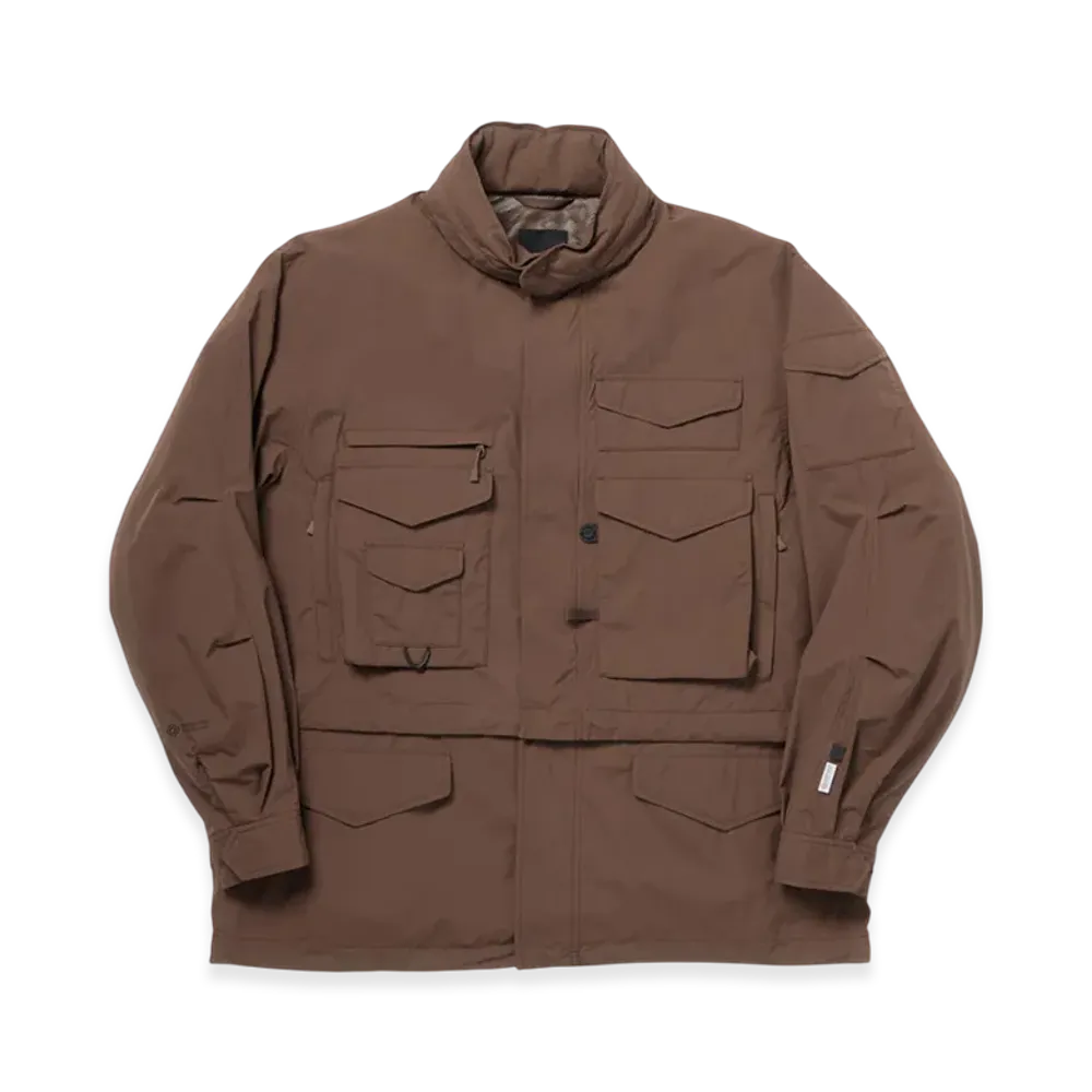 DAIWA PIER39 Women's Windstopper Perfect Mil Field 2Way Jacket "Brown Gray"