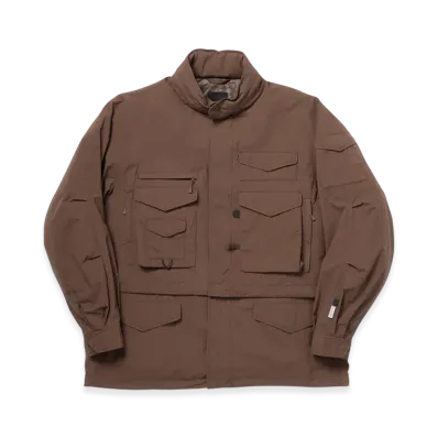 DAIWA PIER39 Women's Windstopper Perfect Mil Field 2Way Jacket "Brown Gray"