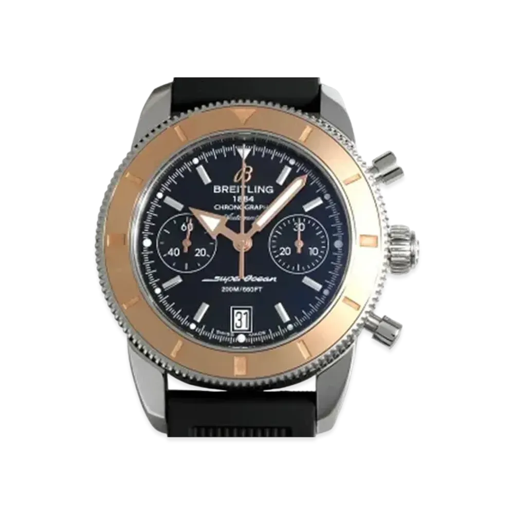 Breitling Superocean Heritage Chronograph 44 "Black/Rose Gold/Stainless Steel"