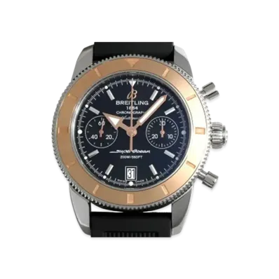 Breitling Superocean Heritage Chronograph 44 "Black/Rose Gold/Stainless Steel"