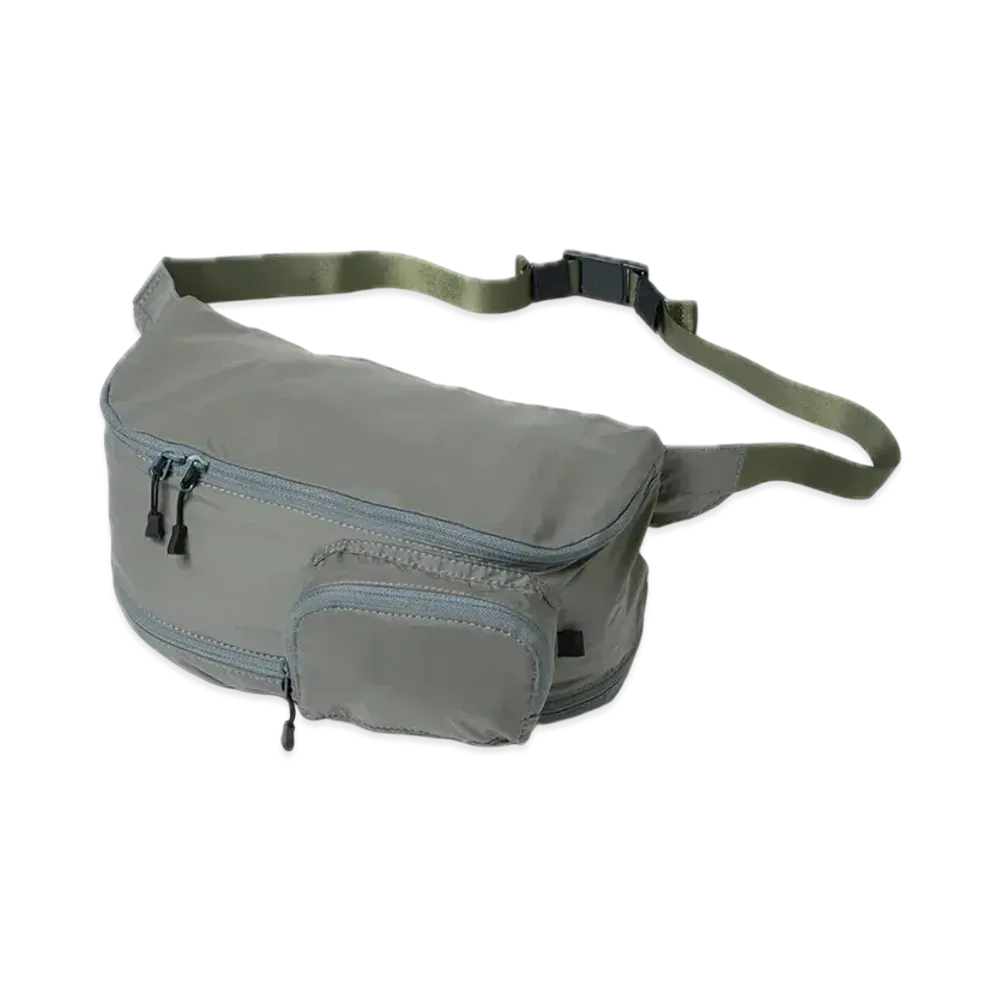 DAIWA PIER39 Tech Travel Expand Fanny Bag "WolfGray"