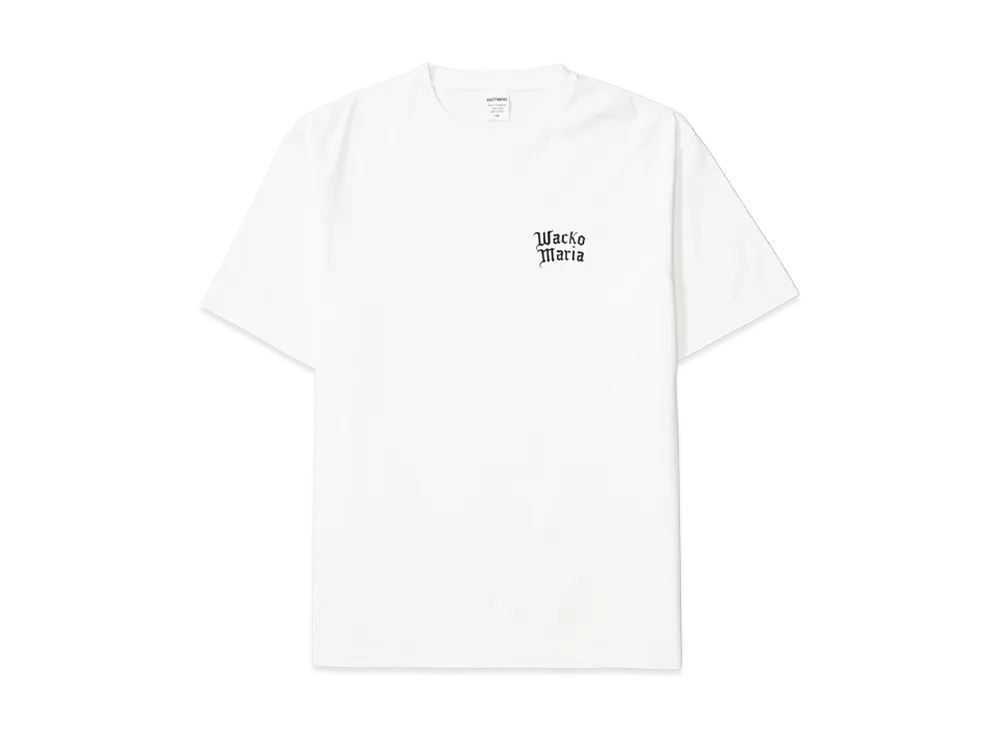WACKO MARIA Washed Heavy Weight T-Shirt "White"