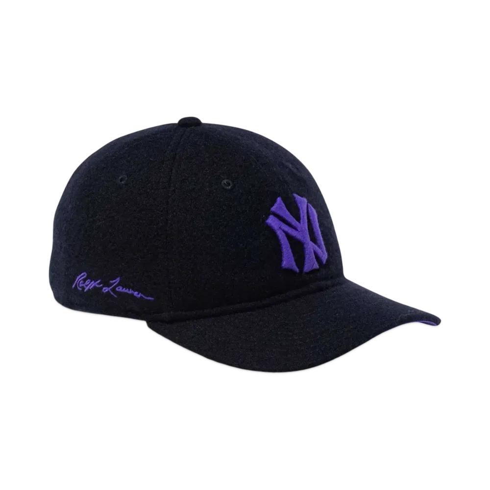 NEW ERA x Ralph Lauren Purple Label x MLB RC 59Fifty Cooperstown New York Yankees "Black/Purple"