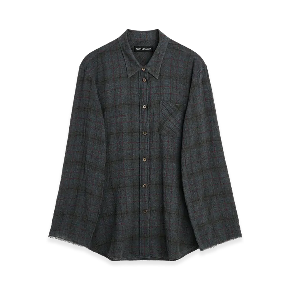 OUR LEGACY Women's Daisy Shirt "Bazaar Check Breeze Weave"