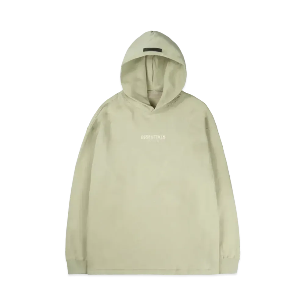 FEAR OF GOD ESSENTIALS LS HOODIE "Sea Foam"