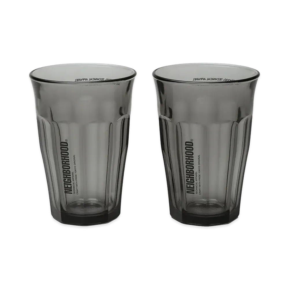 NEIGHBORHOOD Logo Duralex GlaSS-L Set "Gray"
