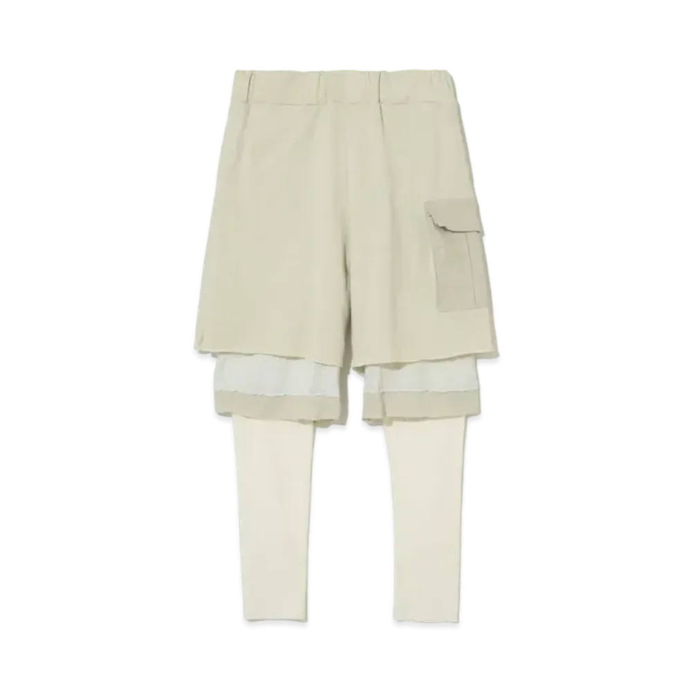 UNDERCOVER Cotton Layered Pants "Ivory"