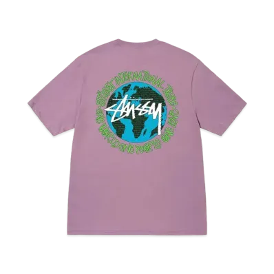 Stussy One World Tee "Orchid"